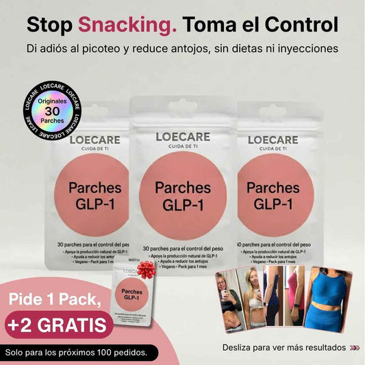 Loecare GLP-1 Adesivos (30 + 60 GRÁTIS)