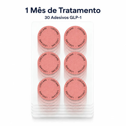 Tratamento de 1 mês com 30 adesivos GLP-1 LOECARE